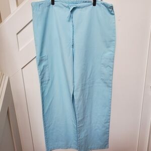 Sky blue scrub pants